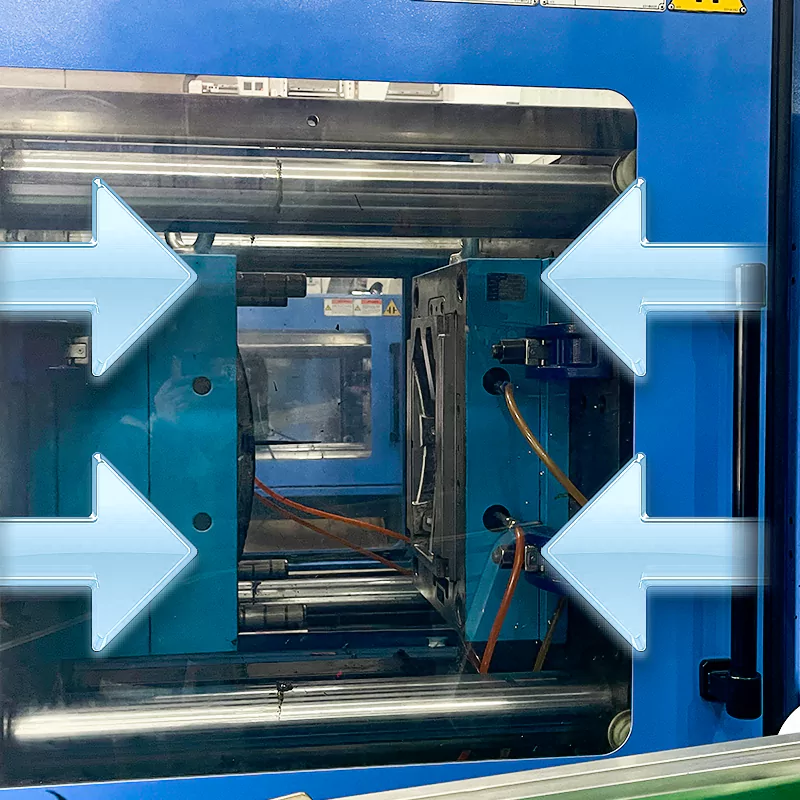 Injection molding machine components